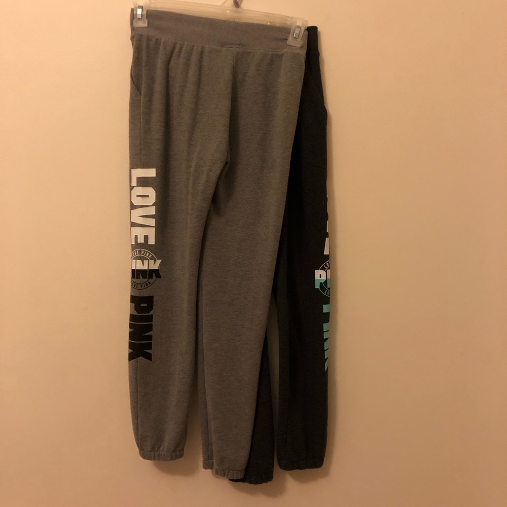 Pink sweatpants
